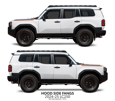 2024+ Land Cruiser 250 Hood Side Fangs - Xtrusion Overland