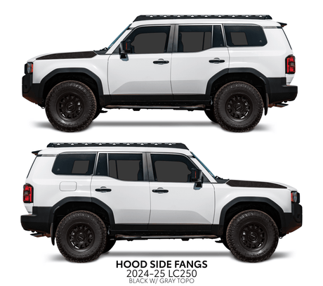 2024+ Land Cruiser 250 Hood Side Fangs - Xtrusion Overland