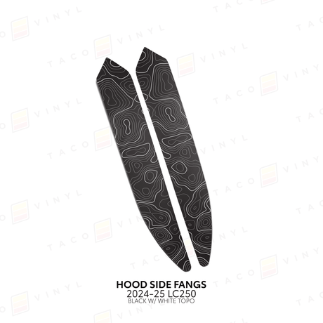2024+ Land Cruiser 250 Hood Side Fangs - Xtrusion Overland
