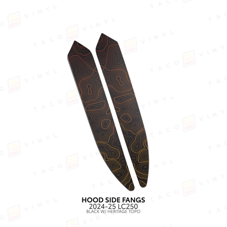 2024+ Land Cruiser 250 Hood Side Fangs - Xtrusion Overland