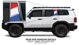 2024+ Land Cruiser 250 Rear Side Window Decal - Xtrusion Overland