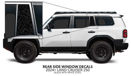 2024+ Land Cruiser 250 Rear Side Window Decal - Xtrusion Overland