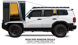 2024+ Land Cruiser 250 Rear Side Window Decal - Xtrusion Overland