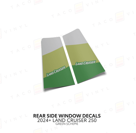 2024+ Land Cruiser 250 Rear Side Window Decal - Xtrusion Overland