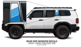 2024+ Land Cruiser 250 Rear Side Window Decal - Xtrusion Overland