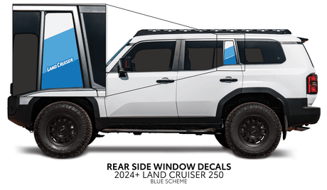 2024+ Land Cruiser 250 Rear Side Window Decal - Xtrusion Overland