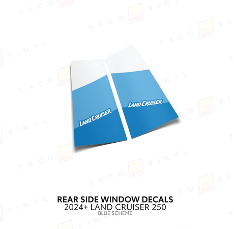 2024+ Land Cruiser 250 Rear Side Window Decal - Xtrusion Overland