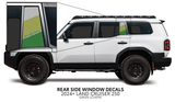 2024+ Land Cruiser 250 Rear Side Window Decal - Xtrusion Overland