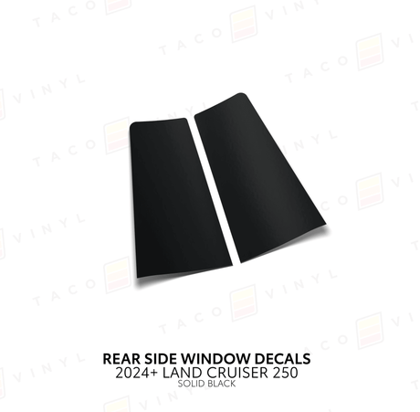2024+ Land Cruiser 250 Rear Side Window Decal - Xtrusion Overland