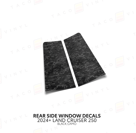 2024+ Land Cruiser 250 Rear Side Window Decal - Xtrusion Overland