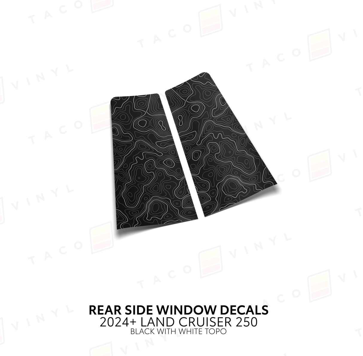 2024+ Land Cruiser 250 Rear Side Window Decal - Xtrusion Overland