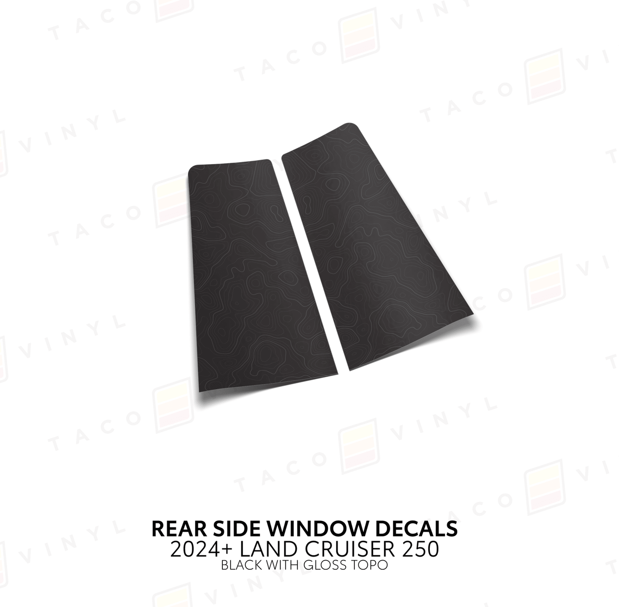 2024+ Land Cruiser 250 Rear Side Window Decal - Xtrusion Overland