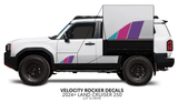 2024+ Land Cruiser 250 Velocity Lower Rocker Decals - Xtrusion Overland