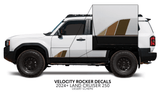 2024+ Land Cruiser 250 Velocity Lower Rocker Decals - Xtrusion Overland