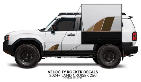 2024+ Land Cruiser 250 Velocity Lower Rocker Decals - Xtrusion Overland