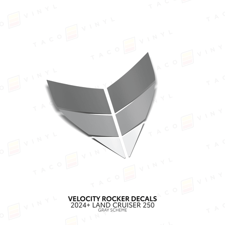 2024+ Land Cruiser 250 Velocity Lower Rocker Decals - Xtrusion Overland