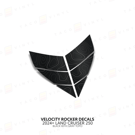 2024+ Land Cruiser 250 Velocity Lower Rocker Decals - Xtrusion Overland