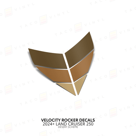 2024+ Land Cruiser 250 Velocity Lower Rocker Decals - Xtrusion Overland