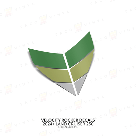 2024+ Land Cruiser 250 Velocity Lower Rocker Decals - Xtrusion Overland