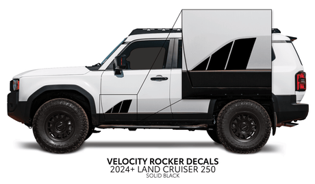 2024+ Land Cruiser 250 Velocity Lower Rocker Decals - Xtrusion Overland