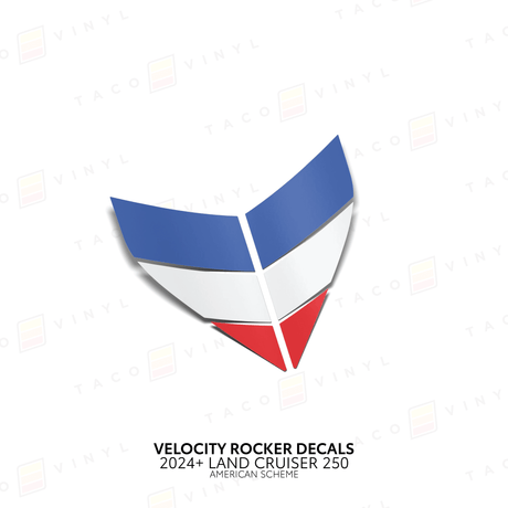 2024+ Land Cruiser 250 Velocity Lower Rocker Decals - Xtrusion Overland