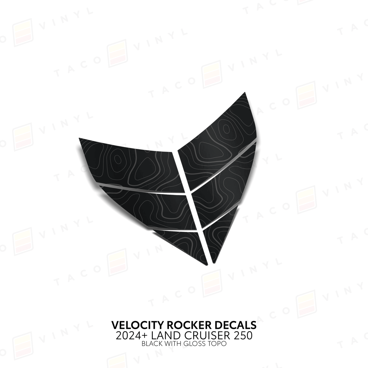 2024+ Land Cruiser 250 Velocity Lower Rocker Decals - Xtrusion Overland