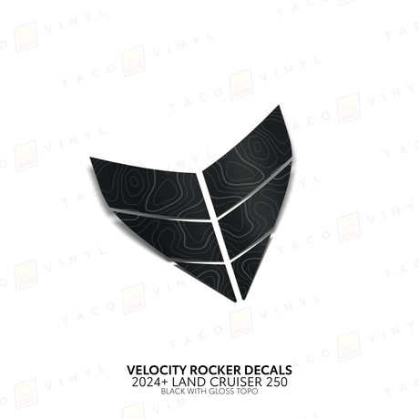 2024+ Land Cruiser 250 Velocity Lower Rocker Decals - Xtrusion Overland
