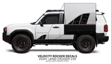 2024+ Land Cruiser 250 Velocity Lower Rocker Decals - Xtrusion Overland