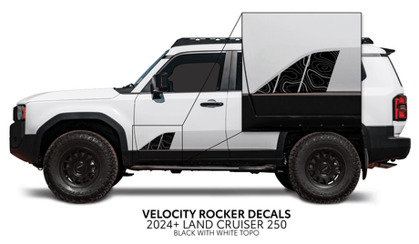 2024+ Land Cruiser 250 Velocity Lower Rocker Decals - Xtrusion Overland
