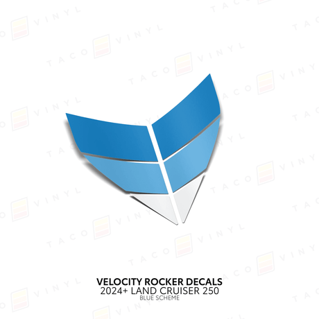 2024+ Land Cruiser 250 Velocity Lower Rocker Decals - Xtrusion Overland
