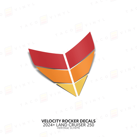 2024+ Land Cruiser 250 Velocity Lower Rocker Decals - Xtrusion Overland