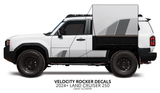 2024+ Land Cruiser 250 Velocity Lower Rocker Decals - Xtrusion Overland