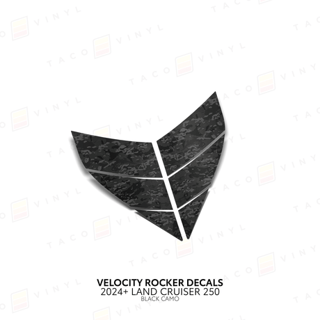 2024+ Land Cruiser 250 Velocity Lower Rocker Decals - Xtrusion Overland