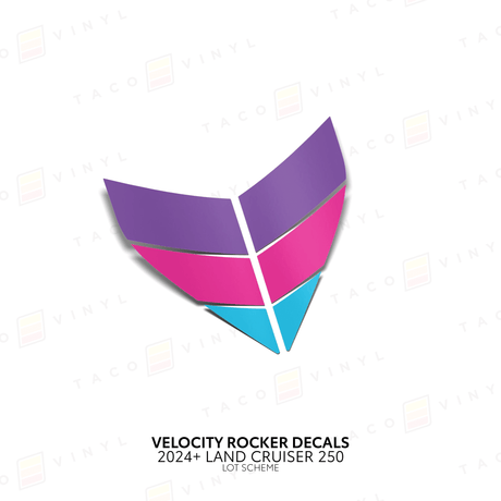 2024+ Land Cruiser 250 Velocity Lower Rocker Decals - Xtrusion Overland