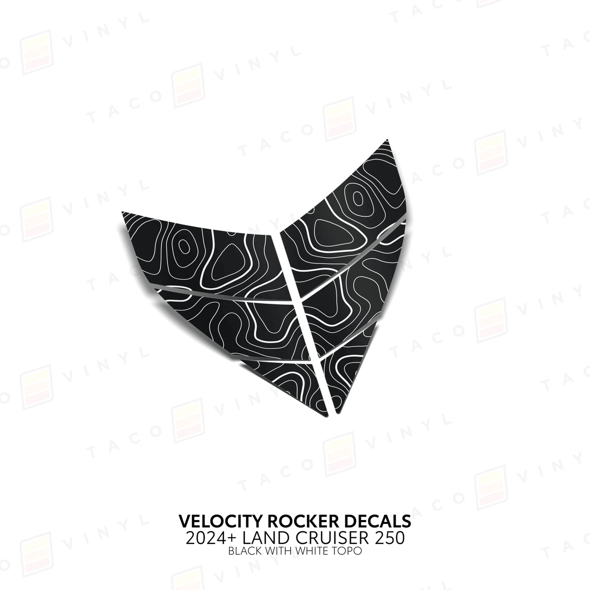 2024+ Land Cruiser 250 Velocity Lower Rocker Decals - Xtrusion Overland