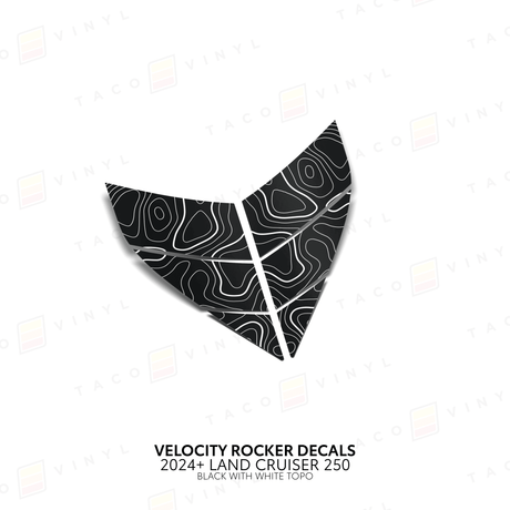 2024+ Land Cruiser 250 Velocity Lower Rocker Decals - Xtrusion Overland