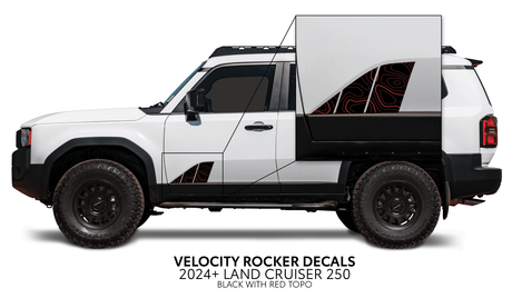 2024+ Land Cruiser 250 Velocity Lower Rocker Decals - Xtrusion Overland