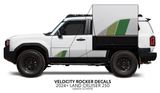 2024+ Land Cruiser 250 Velocity Lower Rocker Decals - Xtrusion Overland