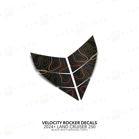 2024+ Land Cruiser 250 Velocity Lower Rocker Decals - Xtrusion Overland
