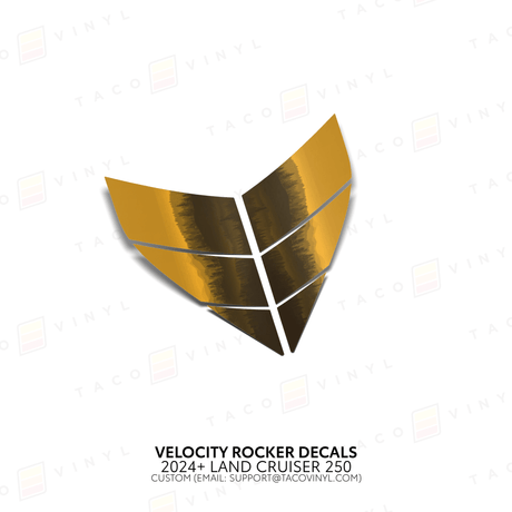 2024+ Land Cruiser 250 Velocity Lower Rocker Decals - Xtrusion Overland