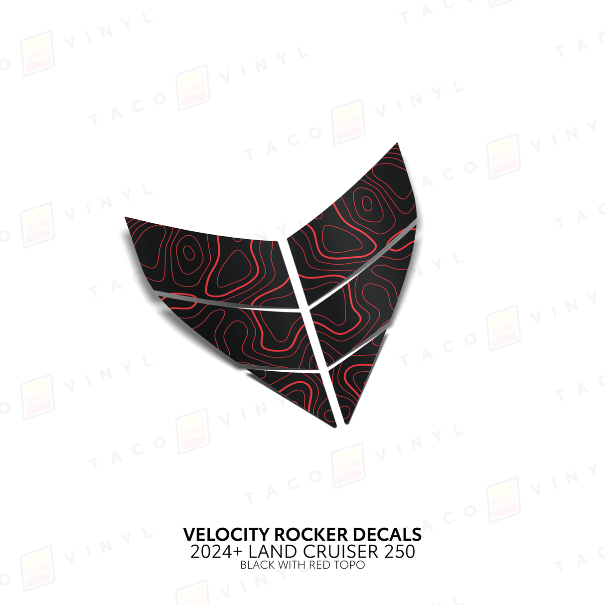 2024+ Land Cruiser 250 Velocity Lower Rocker Decals - Xtrusion Overland