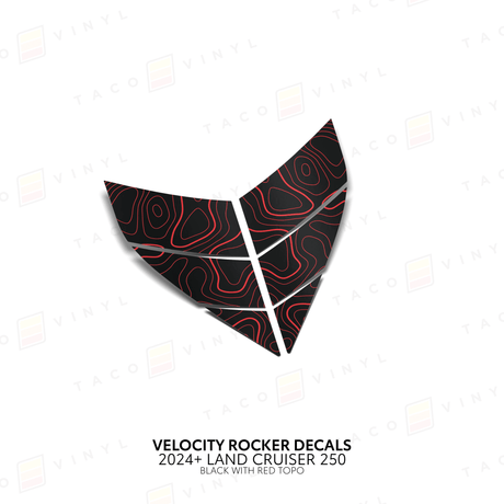 2024+ Land Cruiser 250 Velocity Lower Rocker Decals - Xtrusion Overland