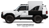 2024+ Land Cruiser 250 Velocity Lower Rocker Decals - Xtrusion Overland