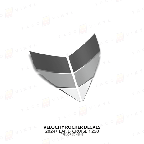 2024+ Land Cruiser 250 Velocity Lower Rocker Decals - Xtrusion Overland