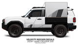 2024+ Land Cruiser 250 Velocity Lower Rocker Decals - Xtrusion Overland
