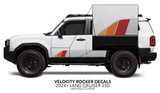 2024+ Land Cruiser 250 Velocity Lower Rocker Decals - Xtrusion Overland