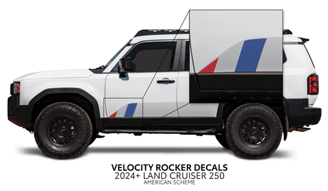 2024+ Land Cruiser 250 Velocity Lower Rocker Decals - Xtrusion Overland