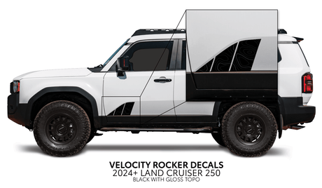 2024+ Land Cruiser 250 Velocity Lower Rocker Decals - Xtrusion Overland