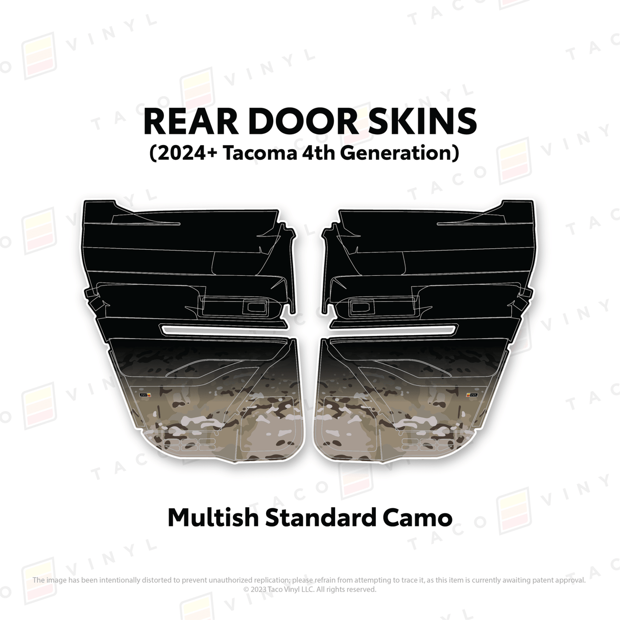 2024+ Tacoma Door Skins - Xtrusion Overland