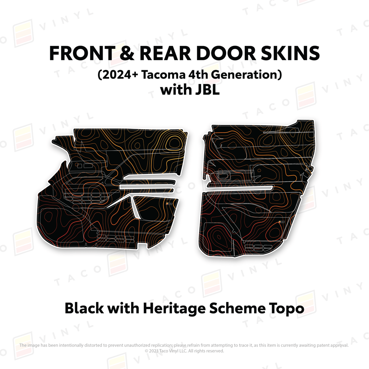 2024+ Tacoma Door Skins - Xtrusion Overland